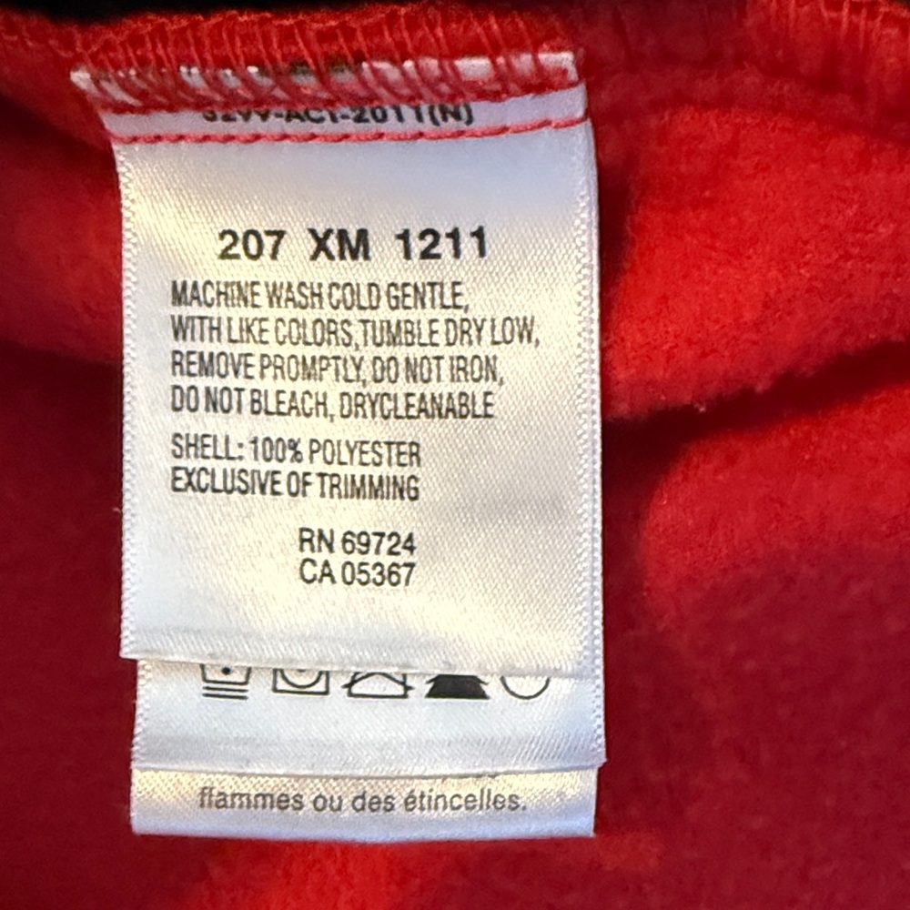 Columbia Red Fleece Vest - Picture 8 of 8